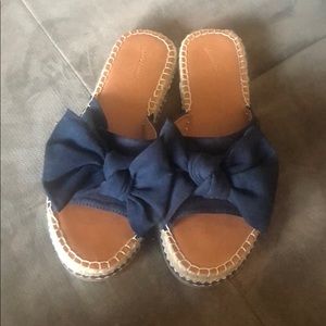 Navy Espadrille Sandals